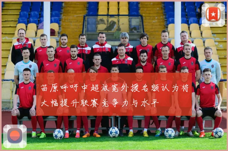 苗原呼吁中超放宽外援名额认为将大幅提升联赛竞争力与水平